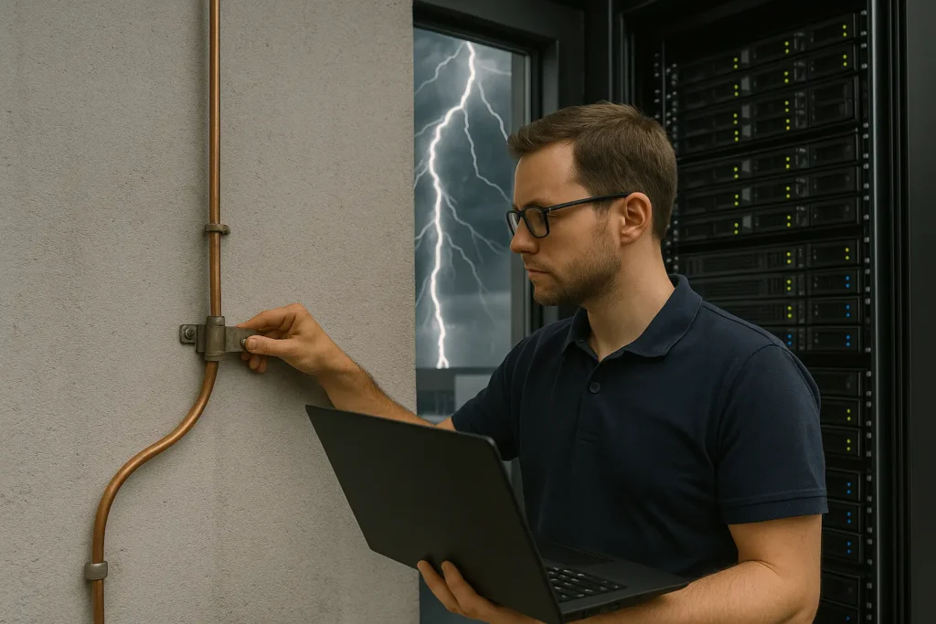 Blitzschutz fuer Rechenzentren