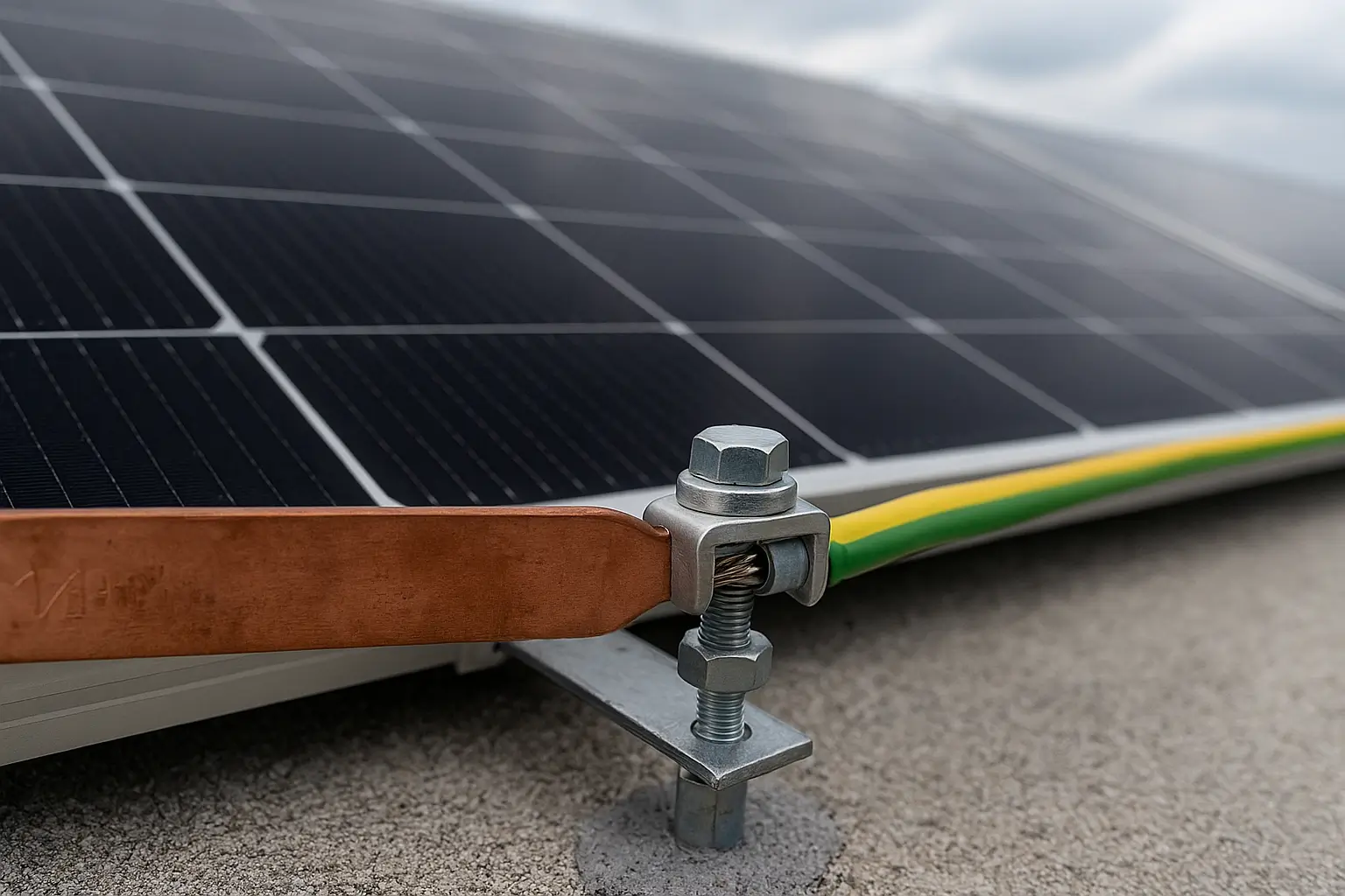 Potentialausgleich bei PV‑Anlagen