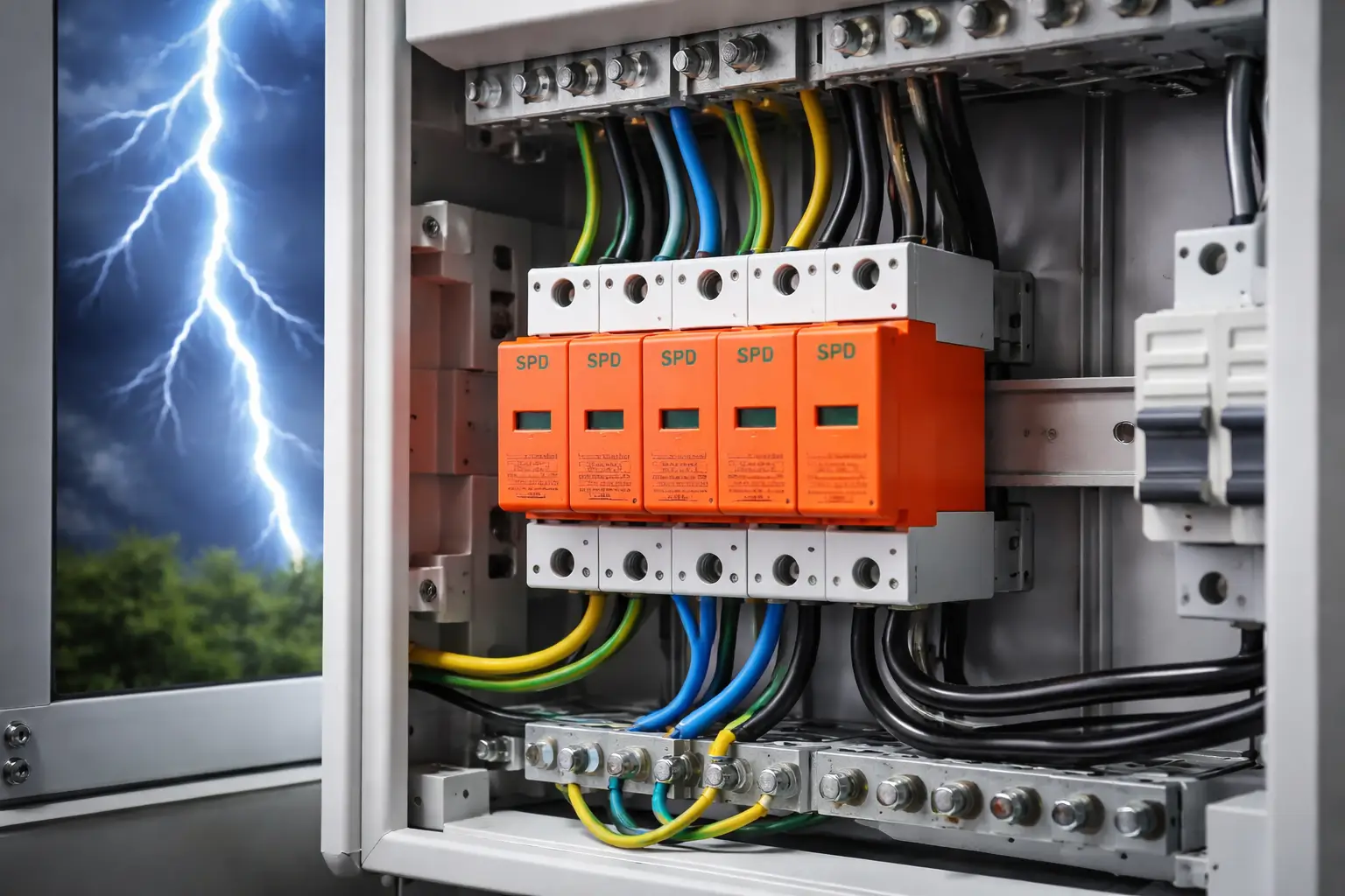 Überspannungsschutzgeräte im inneren Blitzschutz