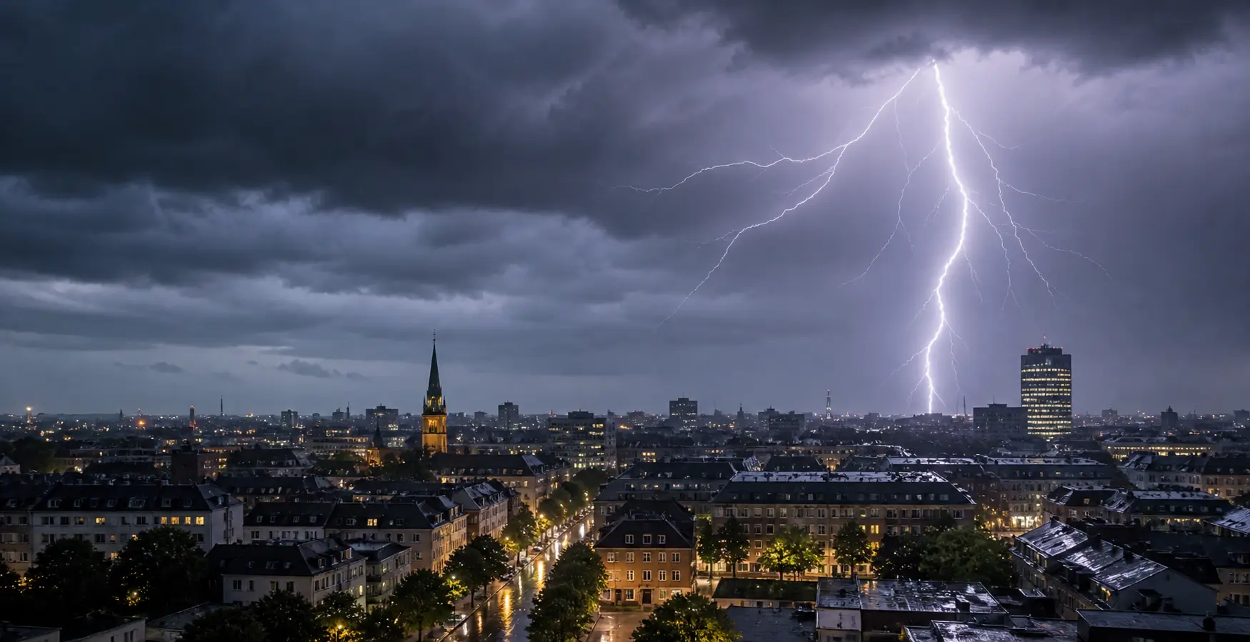 Blitzschutz Karlsruhe blitzeinschlaege
